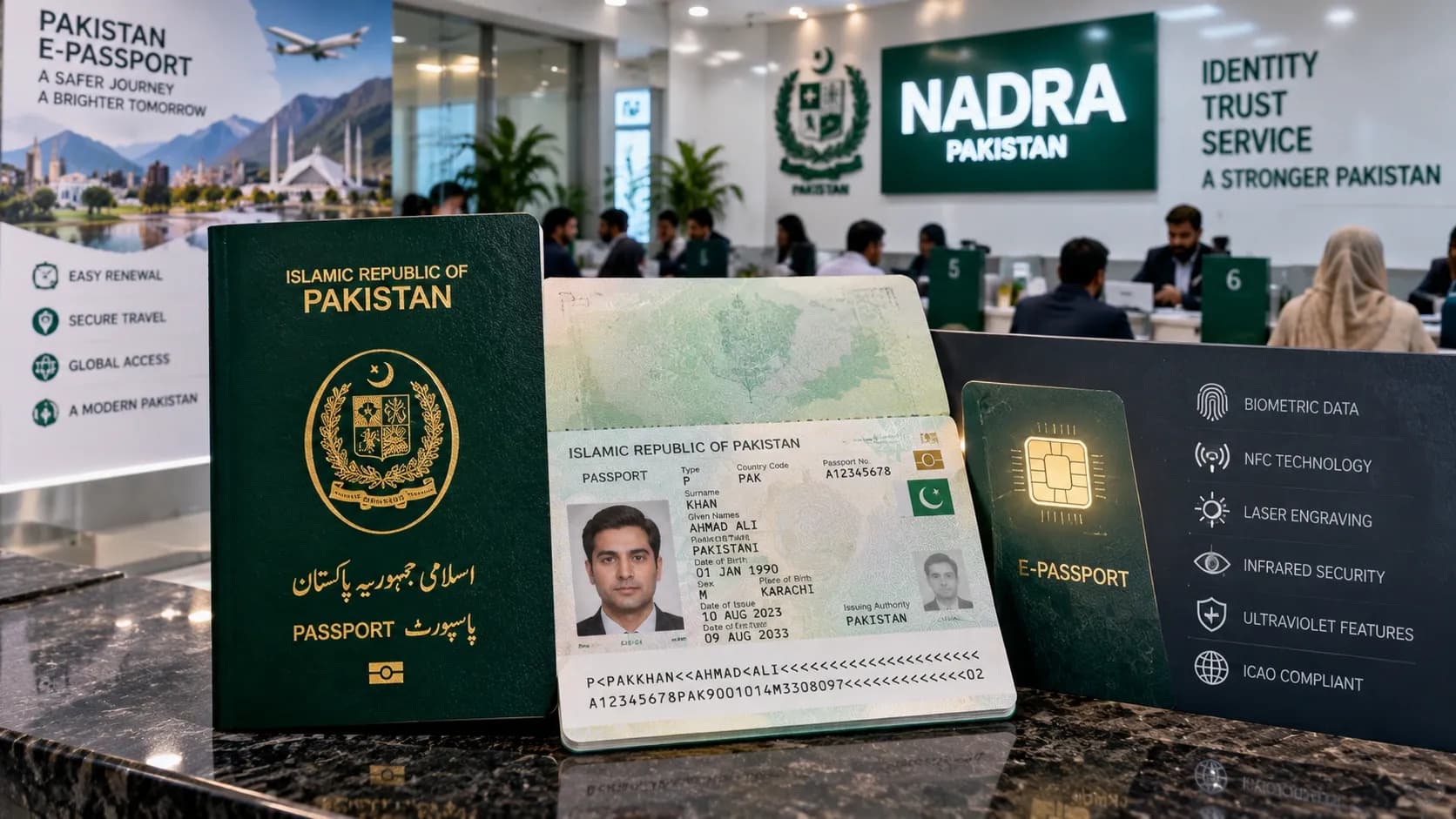 Pakistan Takes E-Passports Nationwide as NADRA Centres Open Doors From September 7