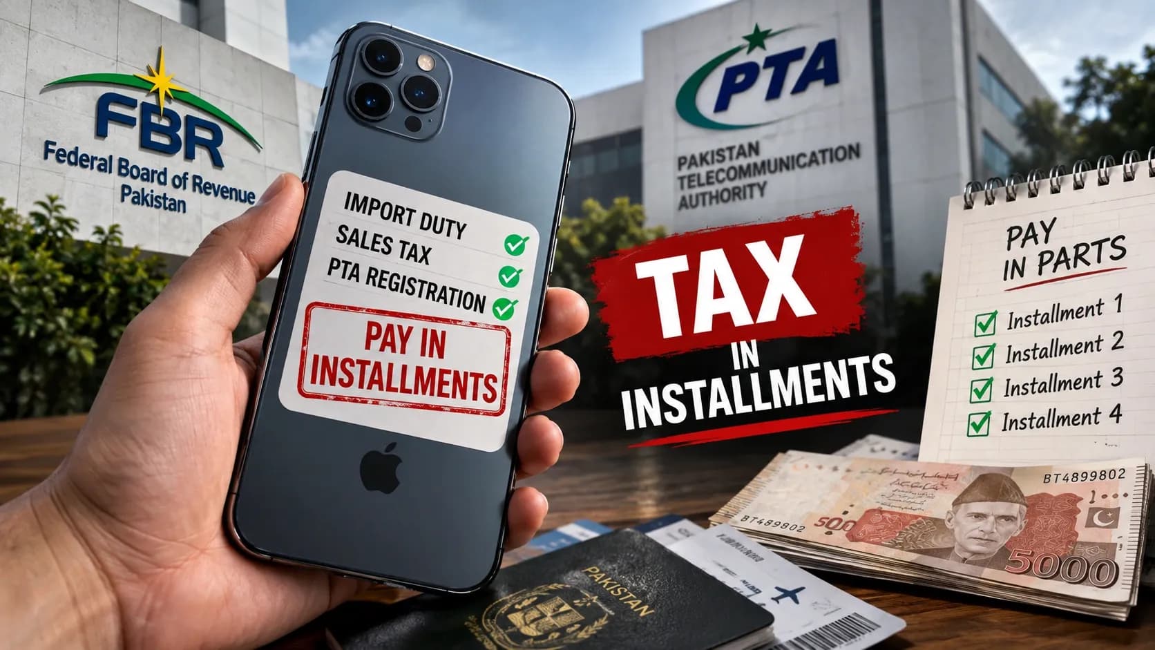 FBR Finally Unlocks PTA Tax Installments, But Buyers Must Wait