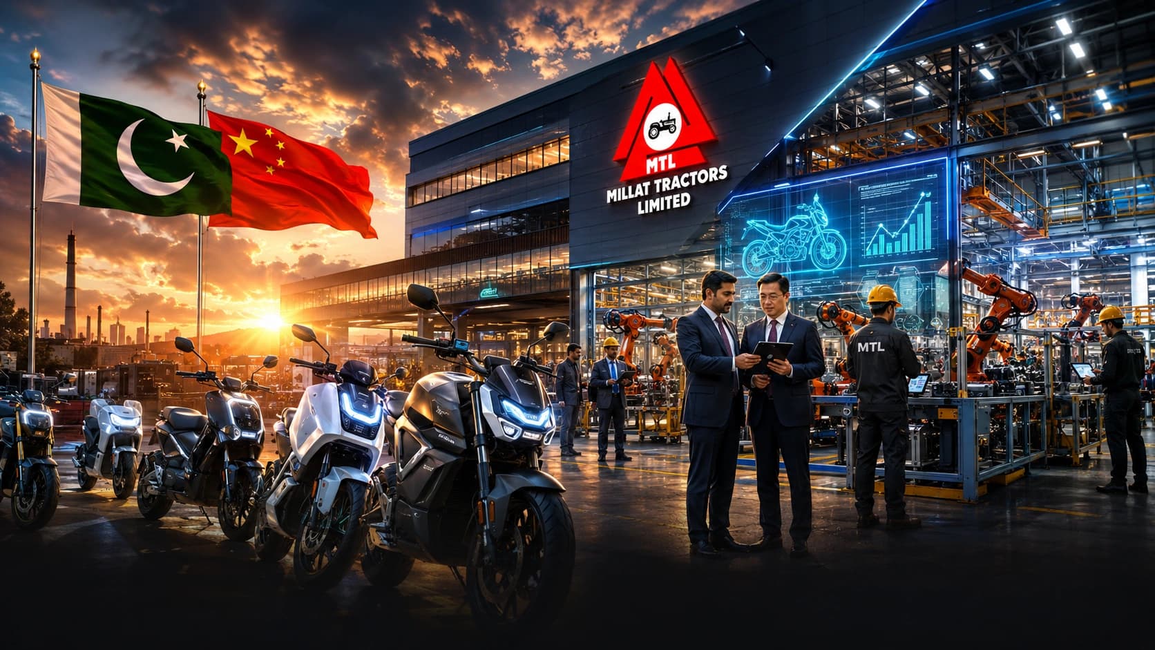 Millat Tractors Enters Into Pakistan’s EV Bike Market With Chinese Giant