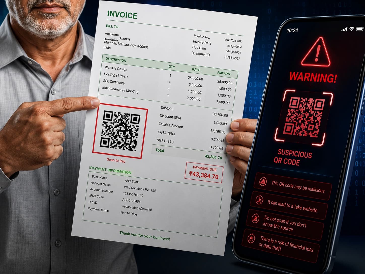 Your Electricity Bill Could Be a Trap Power Division Exposes Fake QR Code Scam