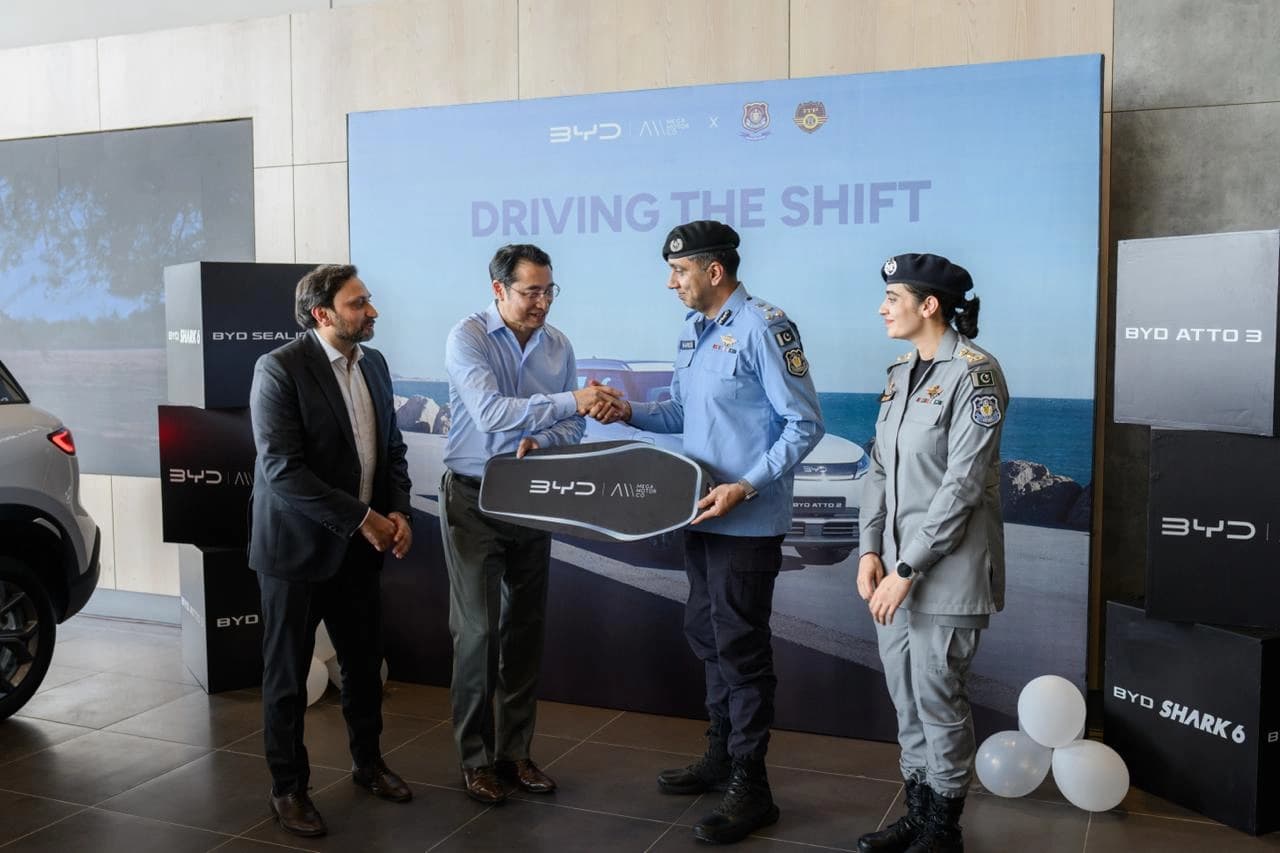 Islamabad Police Departments Mark Milestone in Electric Mobility Adoption with BYD EVs