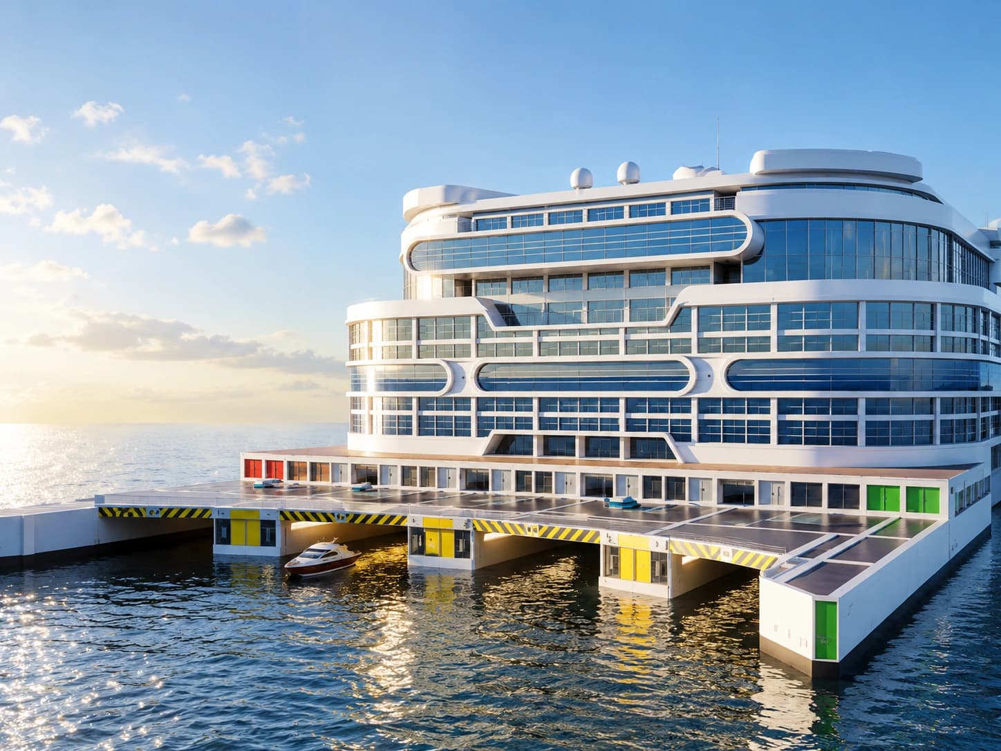 The World’s First Floating City Carries 80,000 People Across the Seas