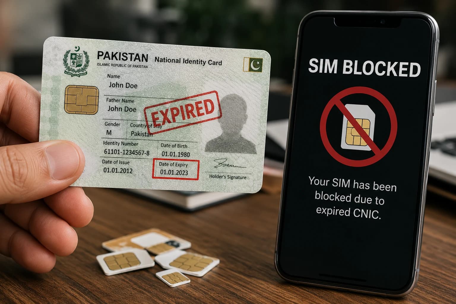 SIMs Linked to Expired CNICs Likely to Be Blocked: PTA