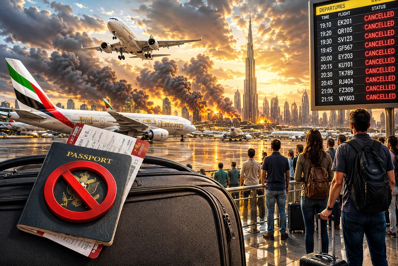 Middle East Aviation Crisis Wipes Out Flights, Tourism and Jobs