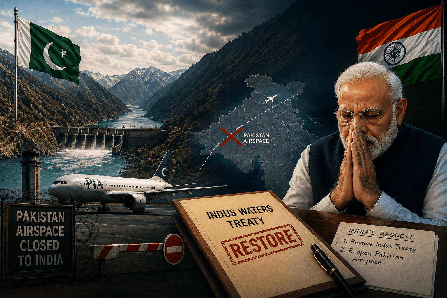 Pakistan Airspace Closure Pushes India Toward Indus Water Treaty Talks