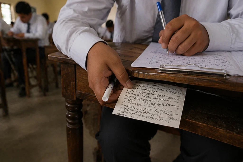 Sindh board exam cheating crackdown with lifetime ban policy and strict monitoring during examinations