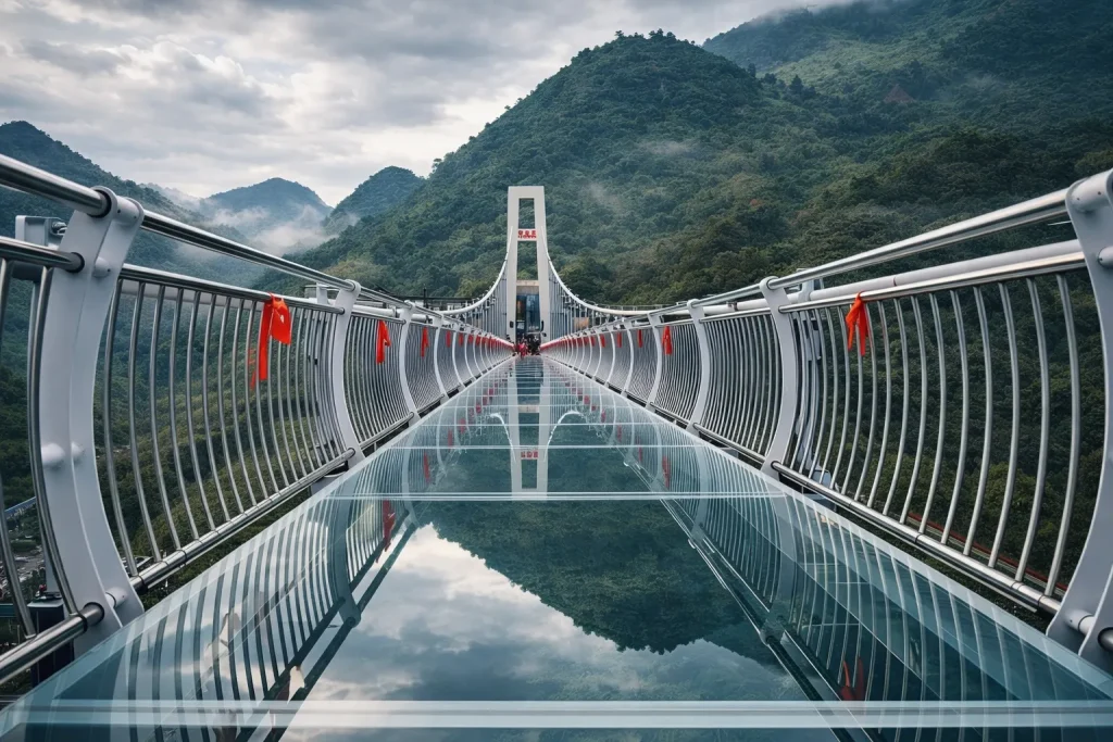 Punjab Sky Glass Bridge project in Kotli Sattian overlooking scenic Murree hills