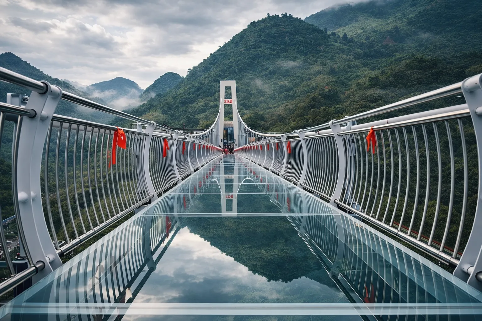 Punjab Sky Glass Bridge project in Kotli Sattian overlooking scenic Murree hills