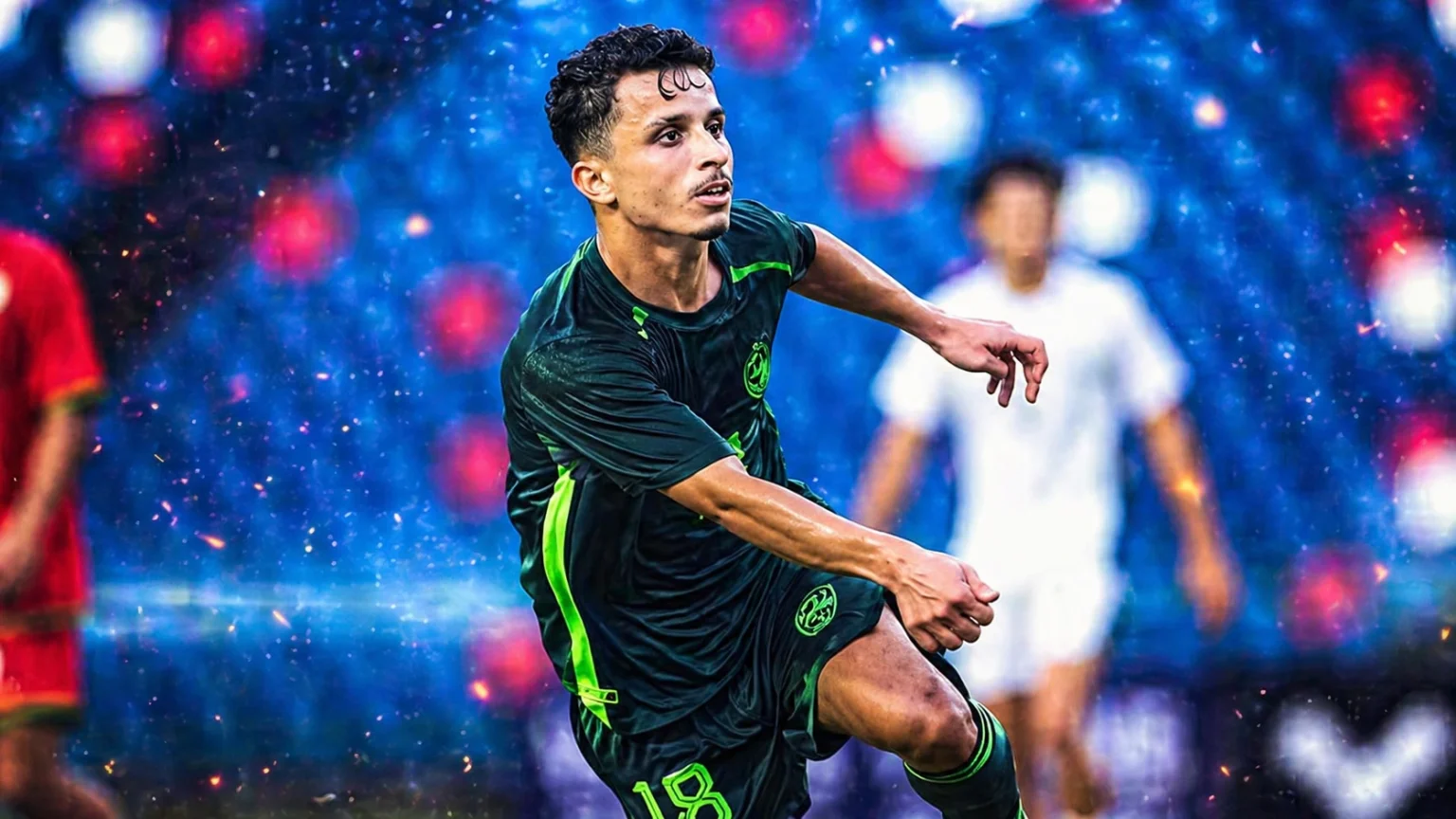 Pakistani footballer Tufail Shinwari in action during a match as European club Ferencváros shows interest