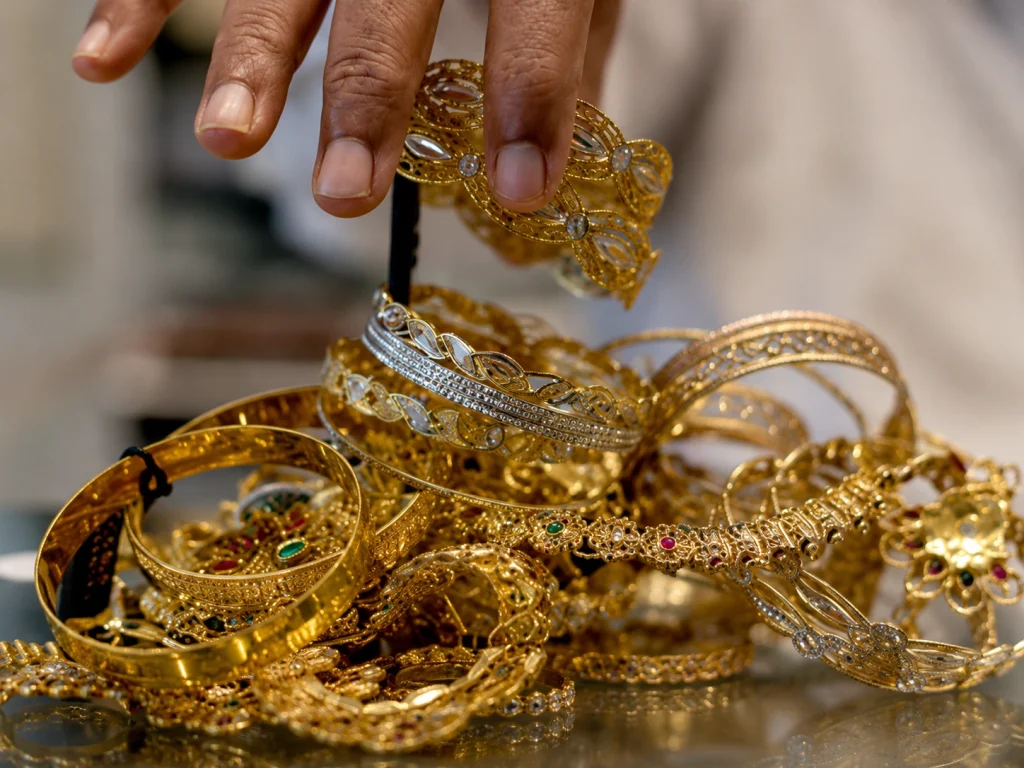 Gold price in Pakistan drops Rs2,200 per tola to Rs473,162 as international gold falls $22 to $4,508 per ounce