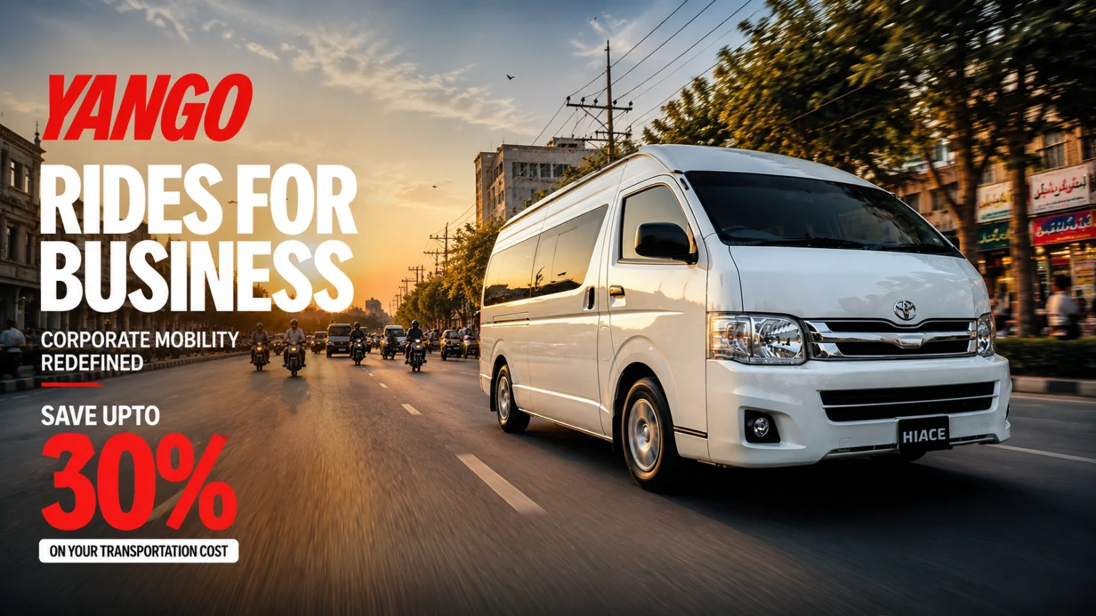 Yango Rides for Business corporate mobility transport service launched in Pakistan with employee transportation solutions and cost savings for companies