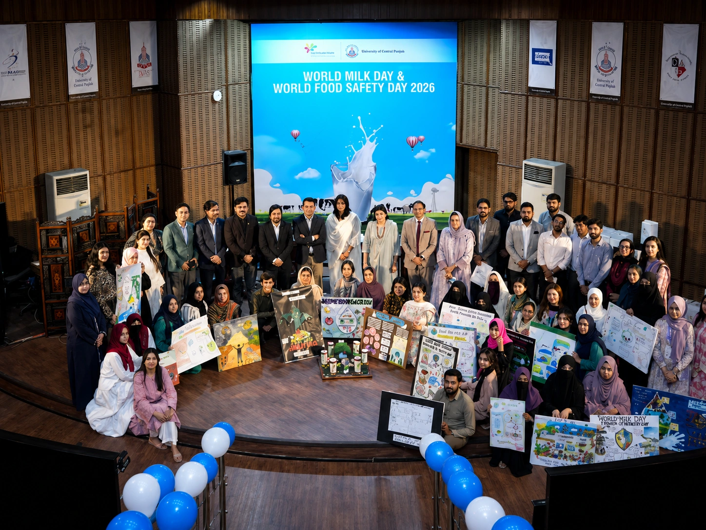 Pakistan dairy food safety dialogue at UCP Lahore on World Milk Day 2026 organised by FrieslandCampina Engro Pakistan and University of Central Punjab