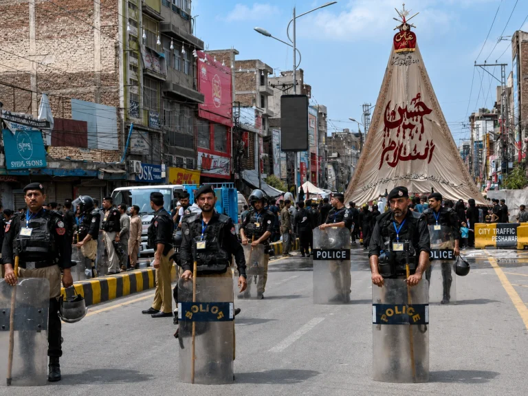 124,000 Punjab Police Personnel Deployed for Muharram Security Punjab Police Muharram security plan 2026 mourning processions gatherings Lahore Pakistan law enforcement
