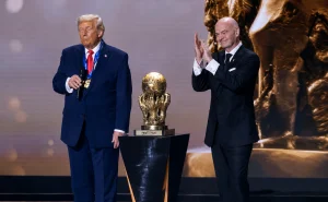 Trump World Cup 2026 trophy presentation confirmed by FIFA President Gianni Infantino for the July 19 final at MetLife Stadium
