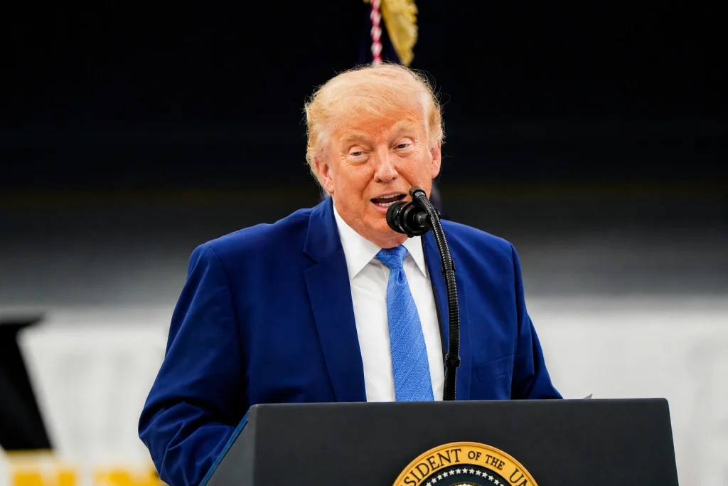 Trump 100 percent tariff digital services tax threat announced