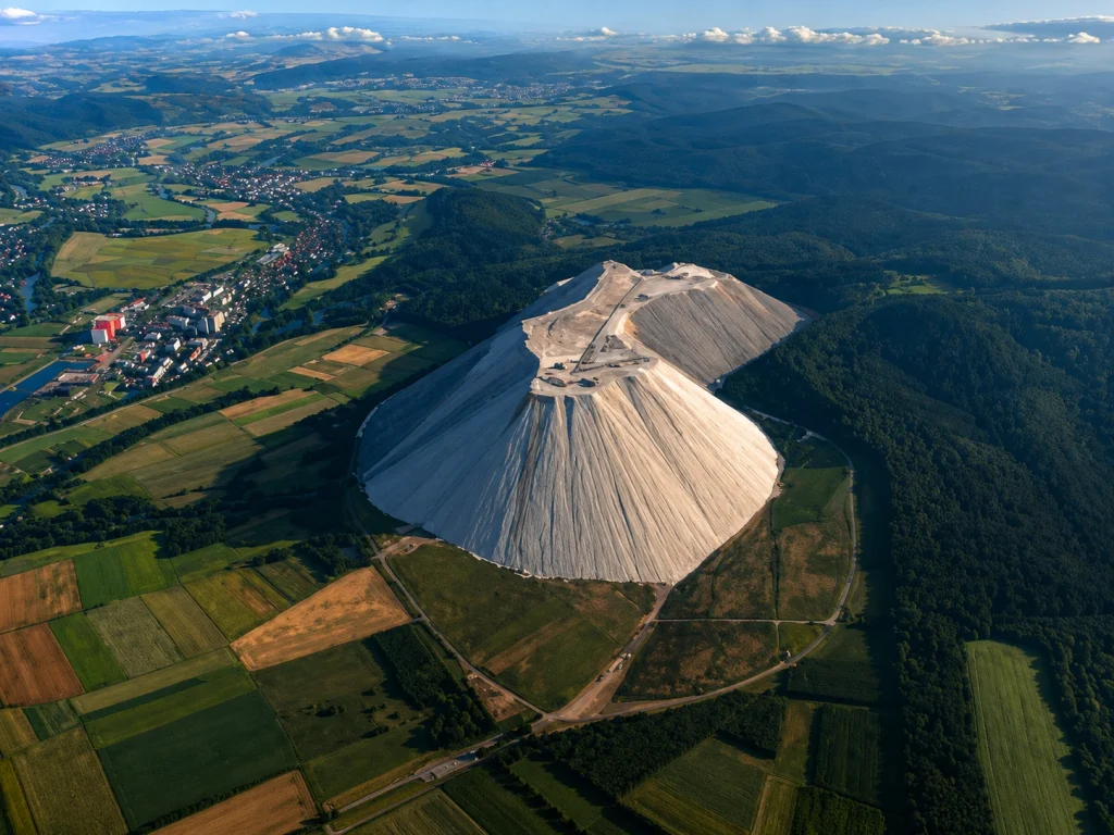 Monte Kali salt mountain Germany Kalimanjaro Heringen potash mining waste