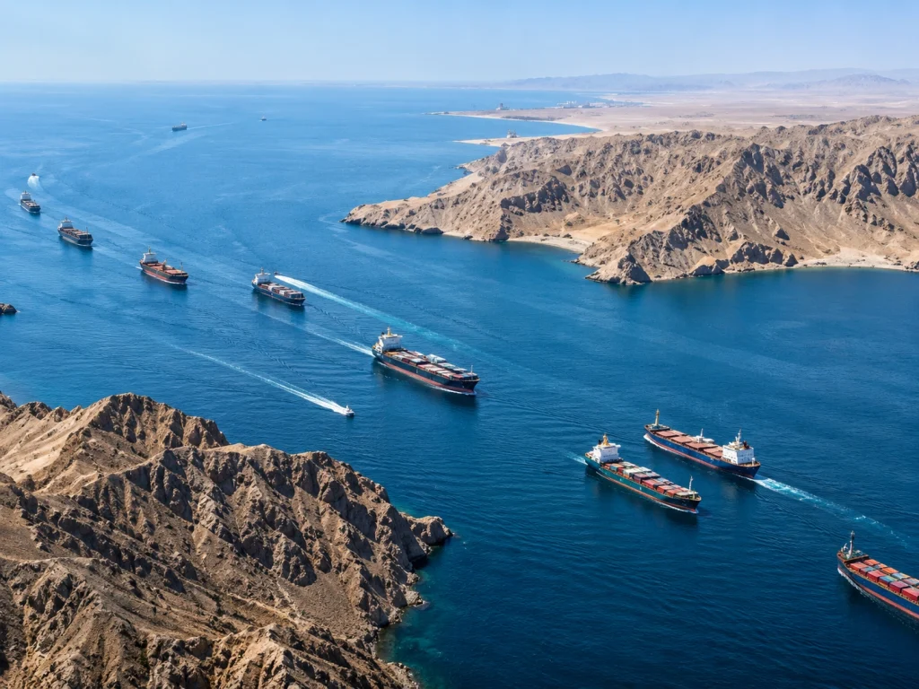 United States Strikes Iranian Targets After Drone Threat Near Strait of Hormuz Strait of Hormuz escalation: map showing Qeshm Island radar strike locations, Kuwait missile intercepts and Iran tanker attacks in latest Gulf escalation