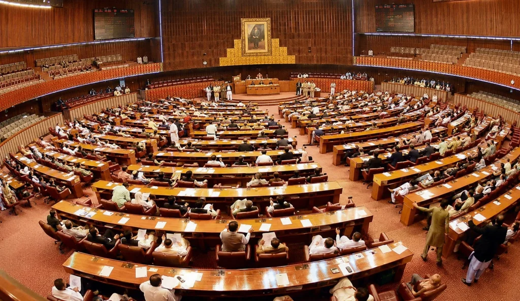 National Assembly budget approval clears Rs27 trillion federal budget after lawmakers reject 587 opposition cut motions.