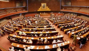 National Assembly budget approval clears Rs27 trillion federal budget after lawmakers reject 587 opposition cut motions.