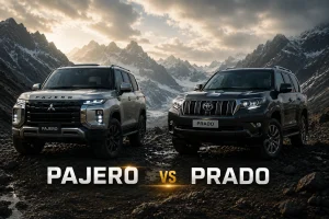 New Mitsubishi Pajero vs Toyota Prado: Early Comparison Revealed Pajero vs Prado comparison showing expected prices features and off-road capability