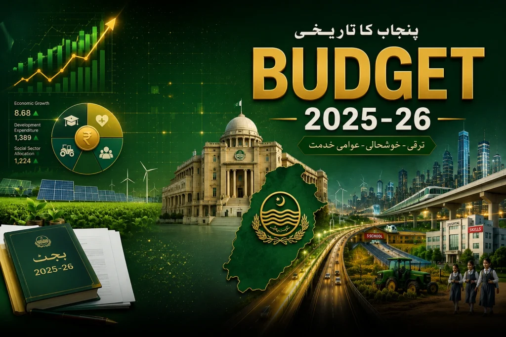 Punjab Budget 2026-27 focuses on salary hike, business growth, industrial development and no new taxes in the Rs5.3 trillion provincial budget.