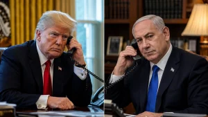 Trump Netanyahu phone call over Lebanon strikes and regional tensions