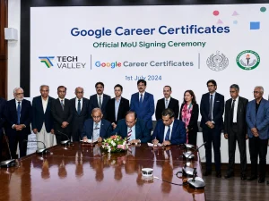 Sindh Chief Minister Murad Ali Shah inaugurates Google Gemini AI initiative for Education Corner at NED University
