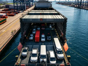 Pakistan Receives First RoRo Vessel Carrying Over 2,000 Electric Vehicles Pakistan first RoRo vessel carrying over 2000 electric vehicles marking debut specialised shipping operation