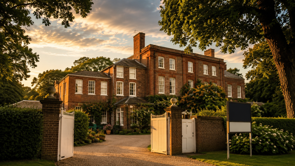 Imran Khan Jemima house Ormeley Lodge in Richmond listed for £25 million in London